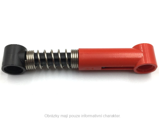 731c07 Red Technic, Shock Absorber 6.5L - Hard Spring, Tight Coils at Ends