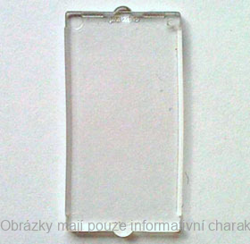 60602 Trans-Clear Glass for Window 1 x 2 x 3 Flat Front