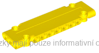 15458 Yellow Technic, Panel Plate 3 x 11 x 1