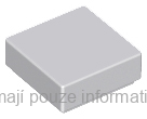 3070b Light Bluish Gray Tile 1 x 1 with Groove