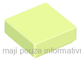 3070b Yellowish Green Tile 1 x 1 with Groove