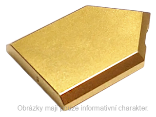 22385 Metallic Gold Tile, Modified 2 x 3 Pentagonal