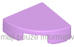 25269 Medium Lavender Tile, Round 1 x 1 Quarter