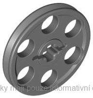 4185 Dark Bluish Gray Technic Wedge Belt Wheel (Pulley)