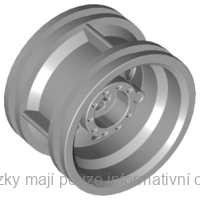 56145 Light Bluish Gray Wheel 30.4mm D. x 20mm with No Pin Holes