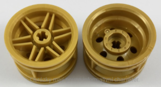 56145 Pearl Gold Wheel 30.4mm D. x 20mm with No Pin Holes