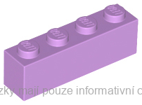 3010 Medium Lavender Brick 1 x 4