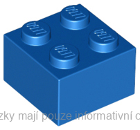 3003 Blue Brick 2 x 2