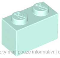 3004 Light Aqua Brick 1 x 2