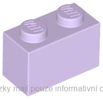 3004 Lavender Brick 1 x 2
