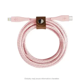 Belkin Boost Charge USB-C kabel 1,2 m Lightning, růžový