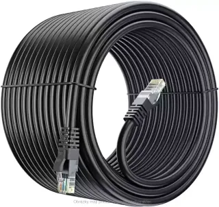 Extrémně výkonné vysoce kvalitní 550MHz UTP kabel Cat6 30.5m Černý