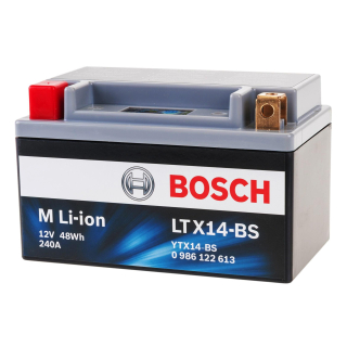 Originální Motobaterie BOSCH Li-iontové provedení 0986122613 LTX14-BS, YTX14-BS